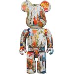 Bearbrick Andy Warhol x JEAN-MICHEL BASQUIAT 1000%