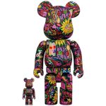 Bearbrick Psychedelic Paisley 100% & 400% Set