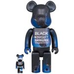 Black Knight Satellite 400% & 100% Bearbrick Set