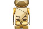 Bearbrick Pikachu 100% & 400% Set Gold Chrome - Image 2