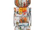 Bearbrick Andy Warhol x JEAN-MICHEL BASQUIAT 1000% - Image 2