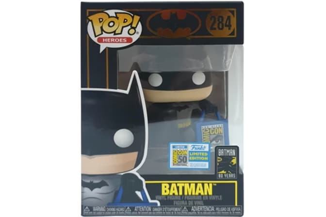ea75c2_3e173f1f6d4b4b6c9e9eecac19af652a~mv2 Funko Pop! Heroes Batman SDCC Figure #284 - Image 1