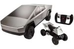 Hot Wheels x Tesla Cybertruck 1:10 Scale RC Car (2021 Version w/ Cyberquad)