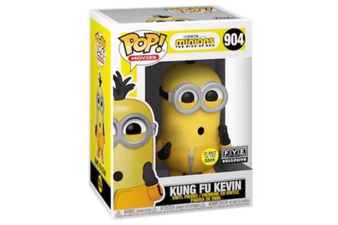 ea75c2_8c77ab89b7054e2ca5d1723d00081f24~mv2 Funko Pop! Movies Minions The Rise of Gru Kung Fe Kevin(Glow) FYE Exclusive Fig - Image 1