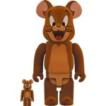 Bearbrick Tom and Jerry: Jerry Flocky 100% & 400% Set